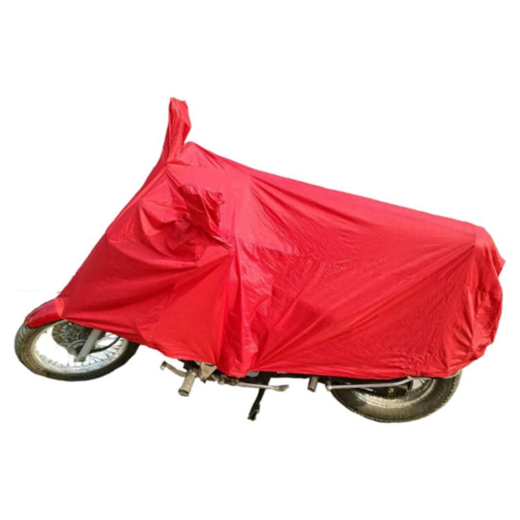 Frontline Waterproof Imported Fabric Bike Body Cover Red 