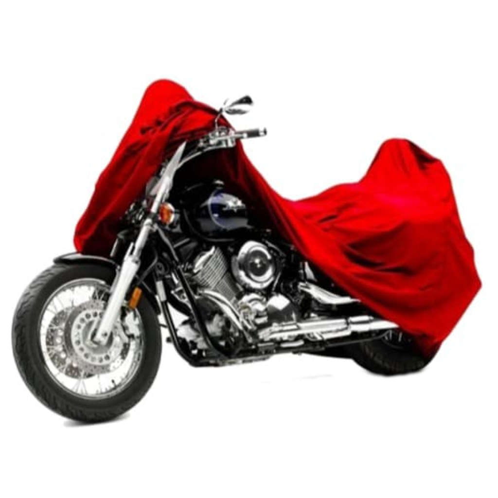 Frontline Waterproof Imported Fabric Bike Body Cover Red