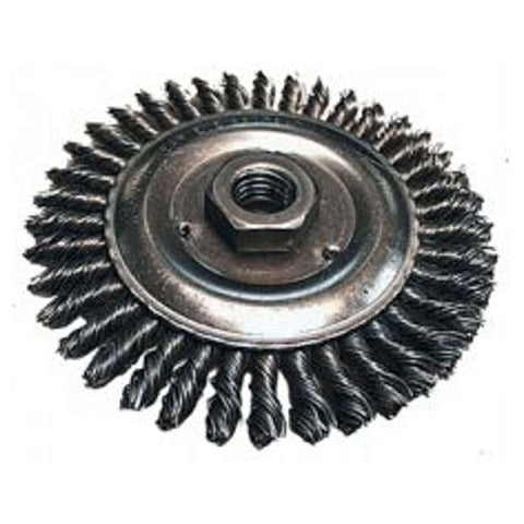 Makita Wire Wheel Brush With Knotted Steel Twist Wire 0.5mm 
