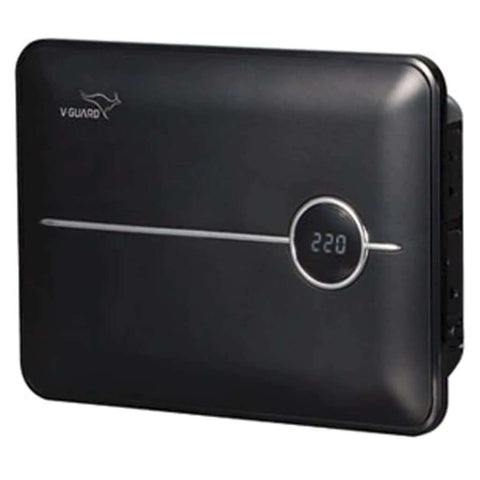 V-Guard Crystal TT100 Digital Voltage Stabilizer For Smart/LED TV Upto 55Inch 90-290V 3A Black 