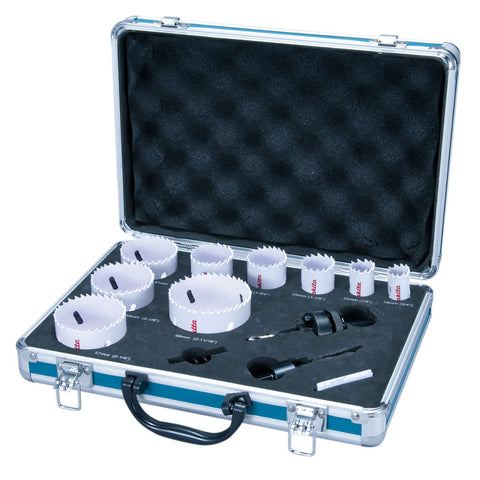 Makita BiM Hole Saw Assortment Kit 9Pcs D-47282 