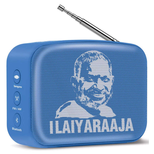 Saregama Carvaan Mini 2.0 Bluetooth Speaker With Ilayaraja 301 Superhit Tamil Songs Regal Blue SCM03/MR0043 