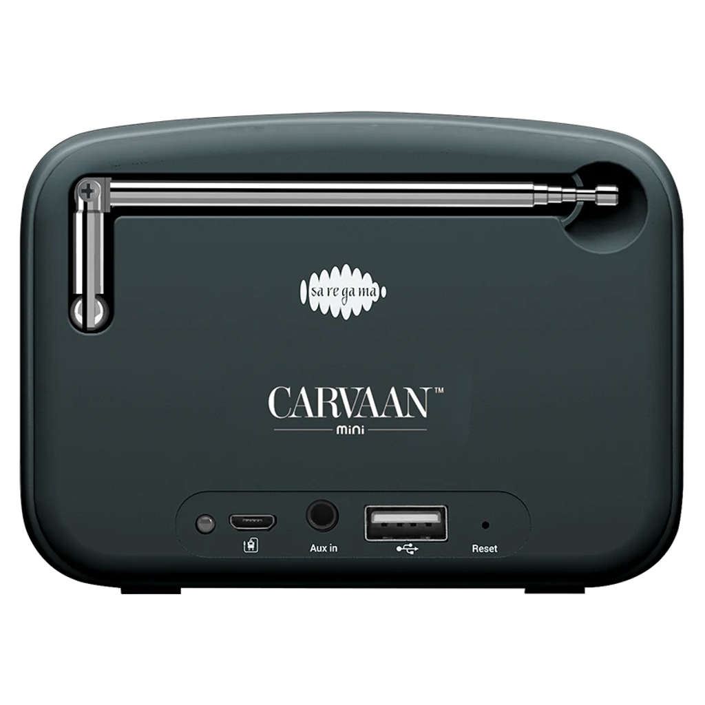 Saregama Carvaan Mini 2.0 Portable Bluetooth Speaker With Hindi Songs Moonlight Black SCM04/MR0004
