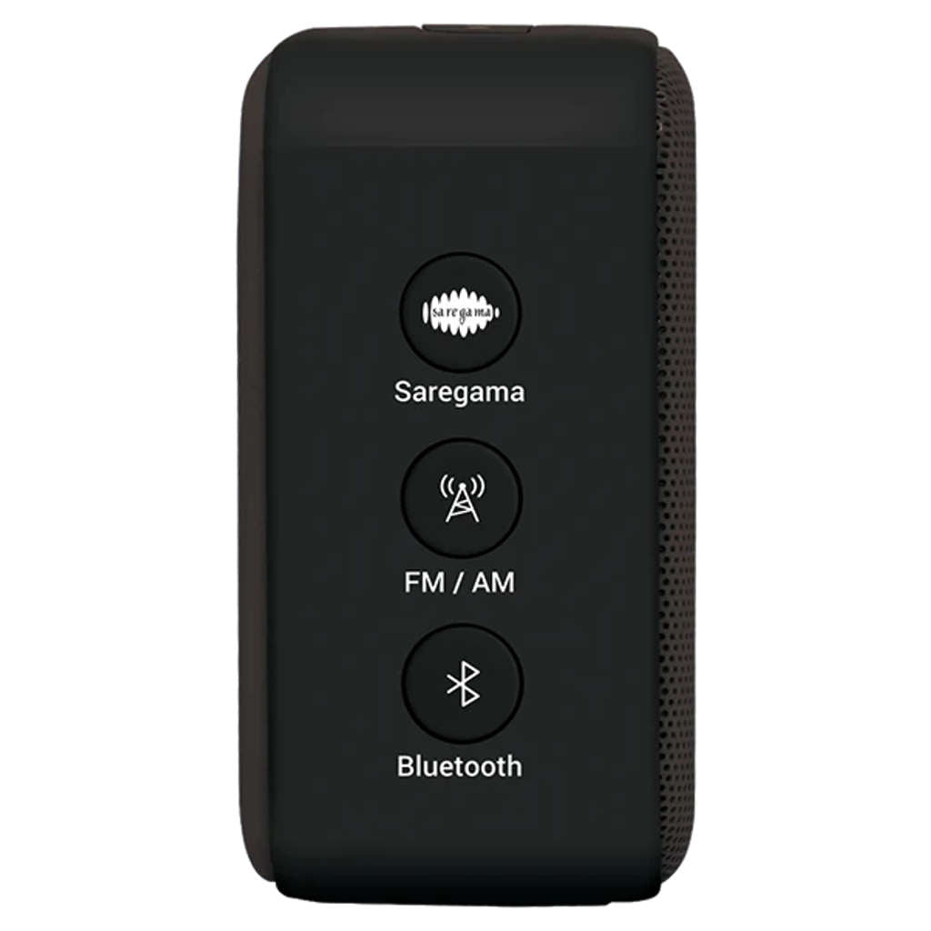 Saregama Carvaan Mini 2.0 Portable Bluetooth Speaker With Hindi Songs Moonlight Black SCM04/MR0004