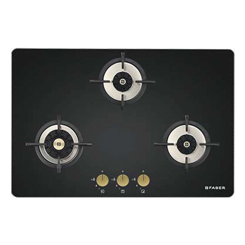 Faber Maxus Cooktop Hob 3 Brass Burner HT783 CRS BR CI AI 