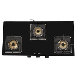 Faber Remo 3BB Cooktop Gas Stove Manual Igintion Black 