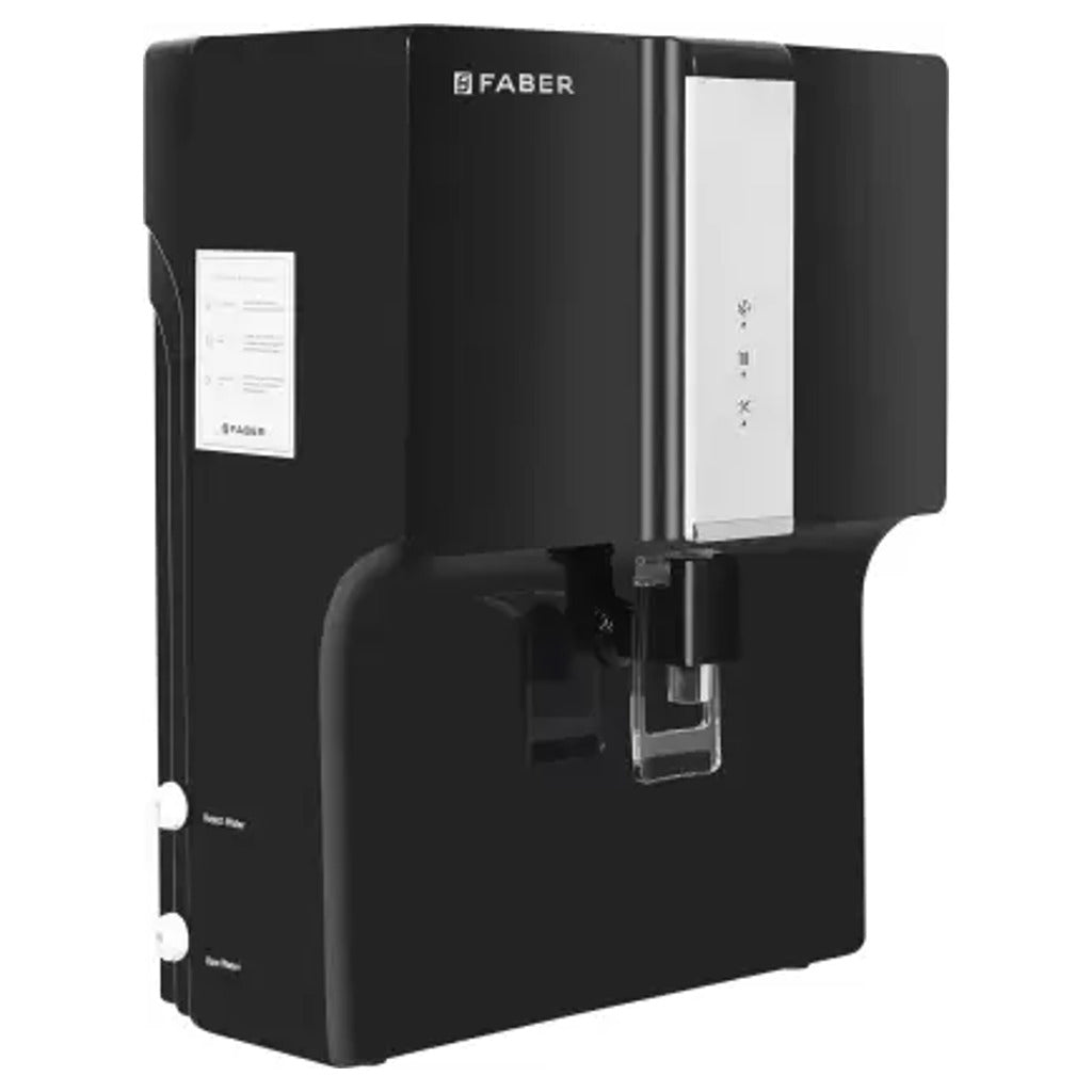 Faber FWP XUV 8000 Water Purifier 7L UV + UF + Alkaline Black