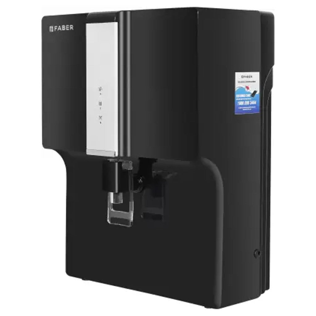 Faber FWP XUV 8000 Water Purifier 7L UV + UF + Alkaline Black