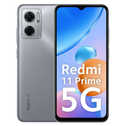 Redmi 11 Prime 5G All-Rounder SmartPhone 6GB RAM 128GB ROM Chrome Silver 