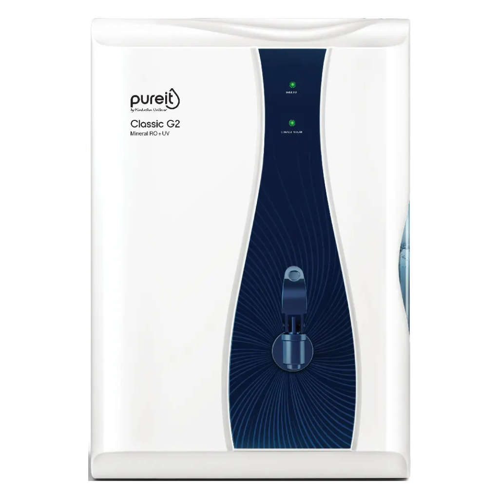 Pureit Classic G2 Mineral RO+UV Water Purifier 6L Storage 