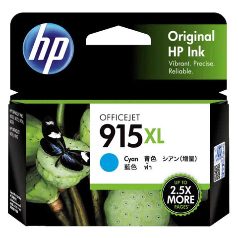 HP 915XL High Yield Cyan Original Ink Cartridge 