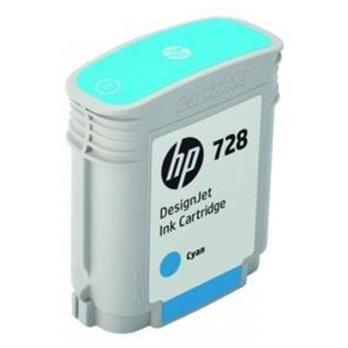 HP 728 40ml Cyan DesignJet Ink Cartridge 