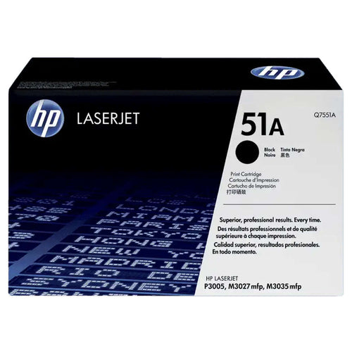 HP 51A Black Original LaserJet Toner Cartridge 