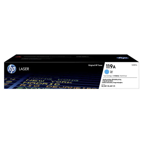 HP 119A Cyan Original Laser Toner Cartridge 