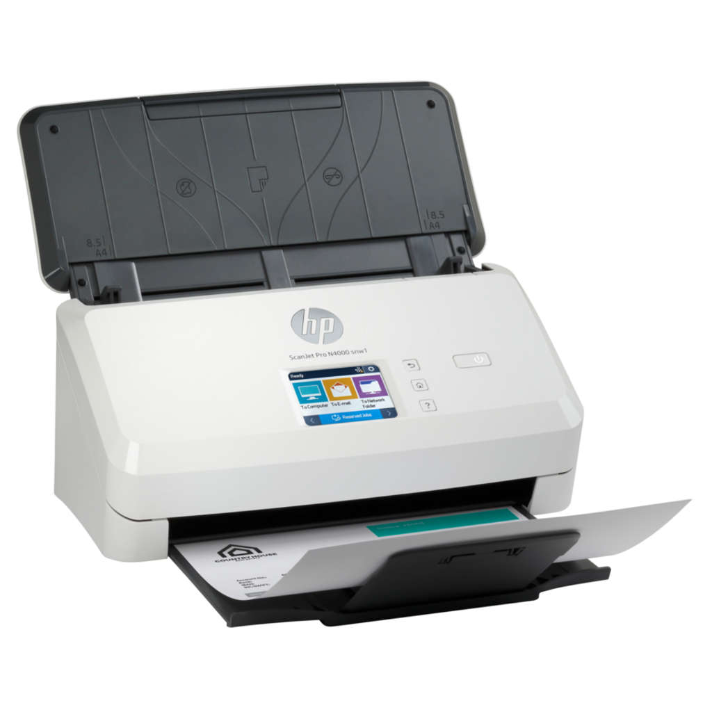 HP ScanJet Pro N4000 snw1 Sheet-Feed Scanner 6FW08A