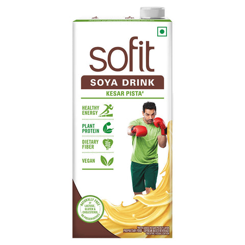 Sofit Soya Drink Kesar Pista Flavour 1000ml 