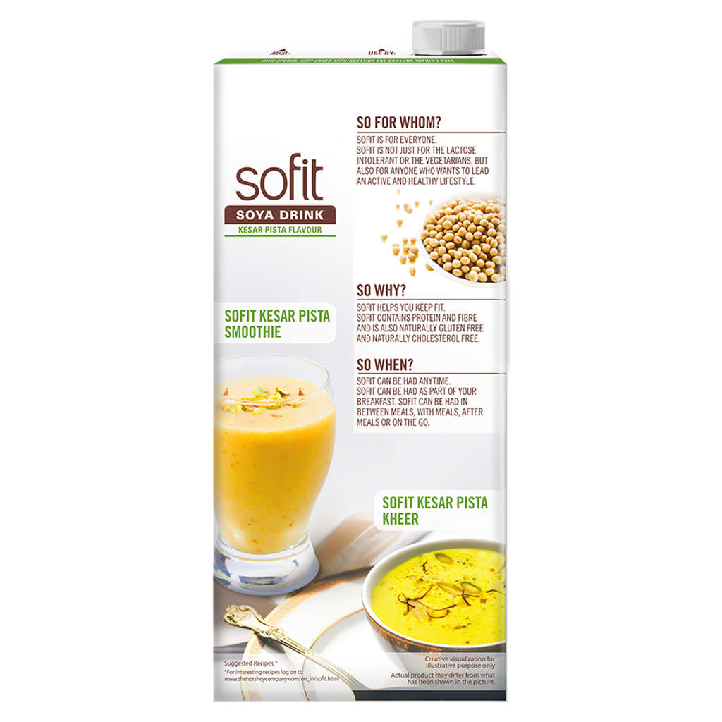 Sofit Soya Drink Kesar Pista Flavour 1000ml