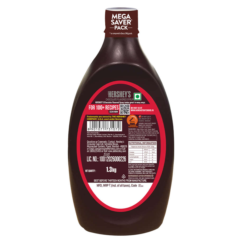 Hersheys Chocolate Syrup 1.3kg