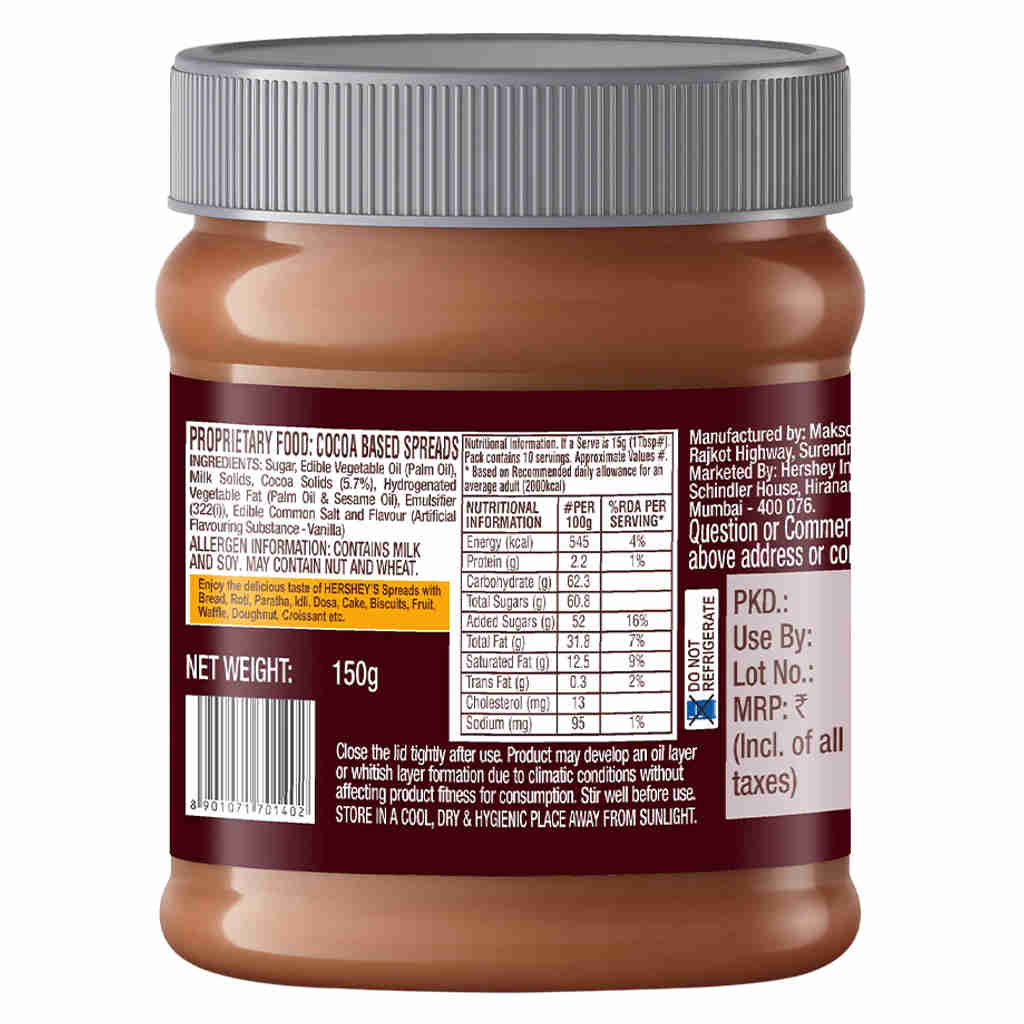 Hersheys Spreads Cocoa Cream 150g