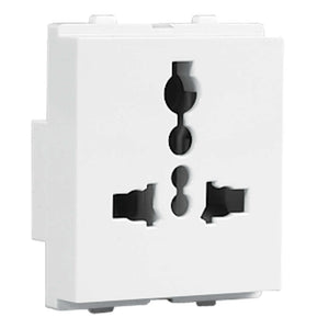 Crabtree Murano International Socket 25A White ACUKUXW133 