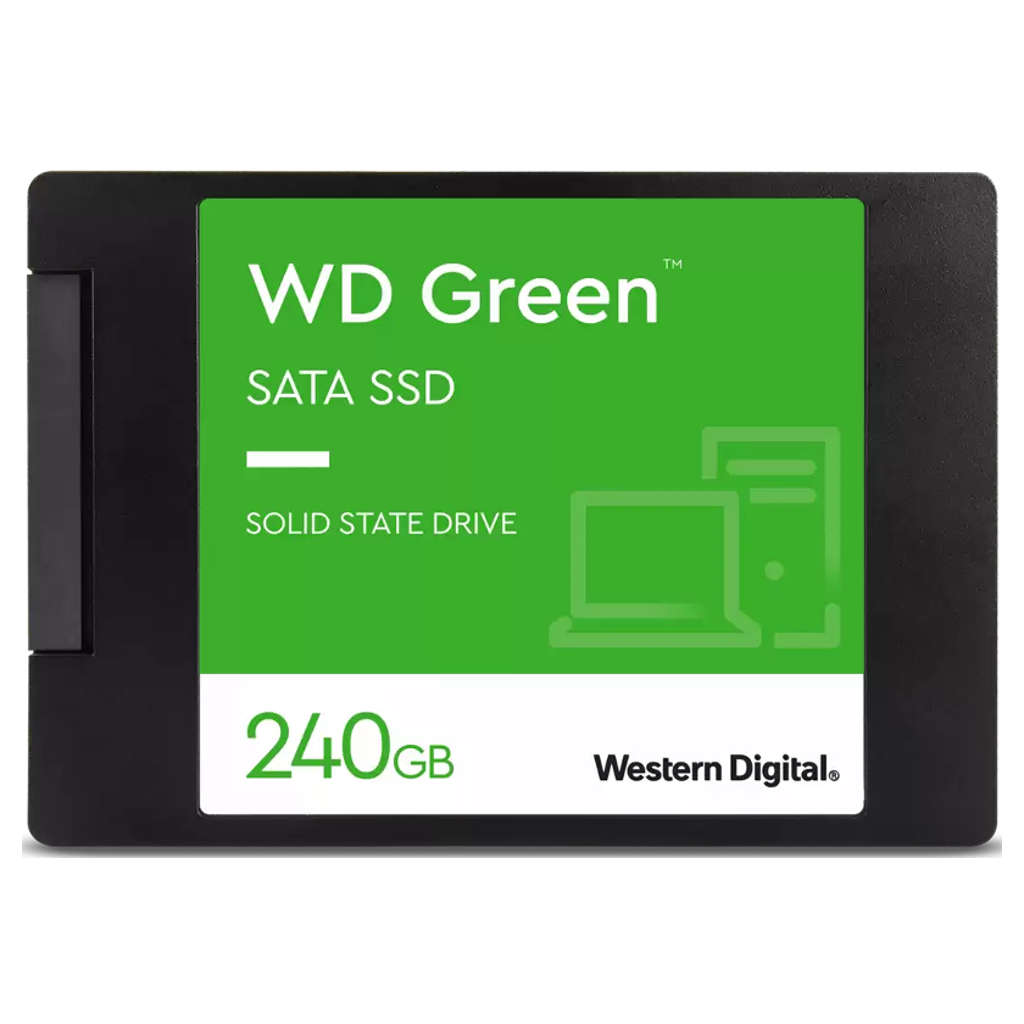 WD 240GB SATA III Internal SSD 6Gbs 2.5Inch 7mm Green WDS240G3G0A 