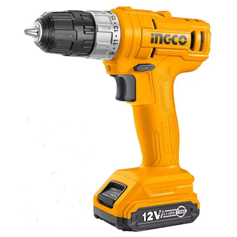 Buy Ingco Lithium-ion Cordless Drill 12V CDLI12208 Online at