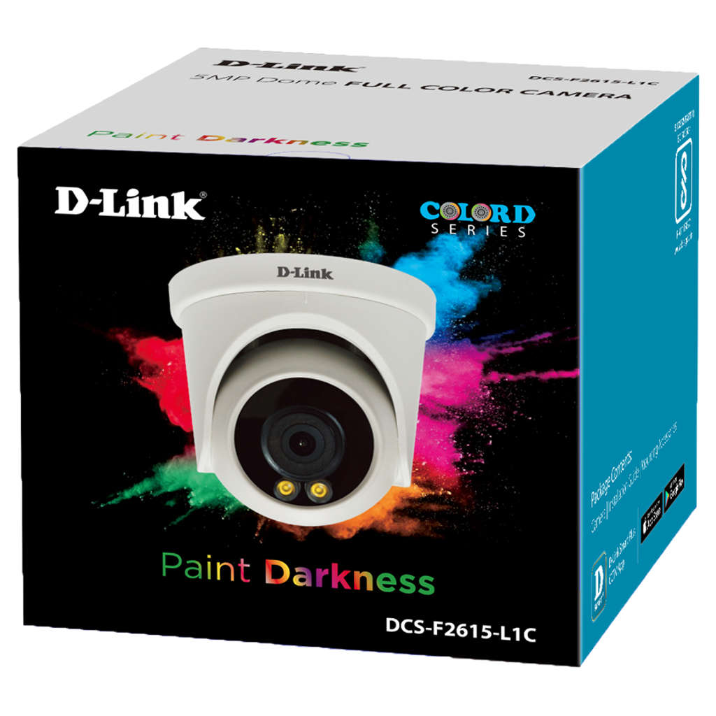 D-Link 5MP Colour Full Dome Camera Upto 20M DCS-F2615-L1C
