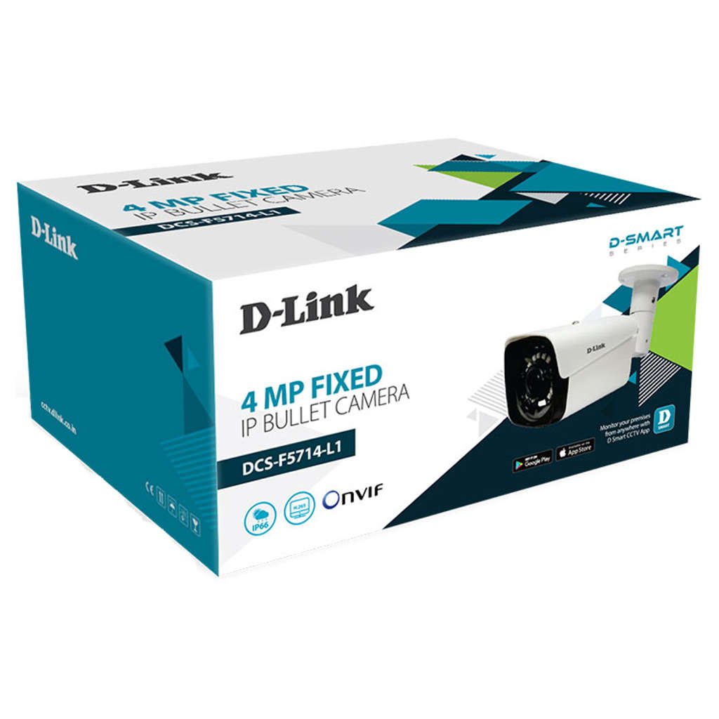 D-Link 4MP Fixed IP Bullet Camera DCS-F5714-L1