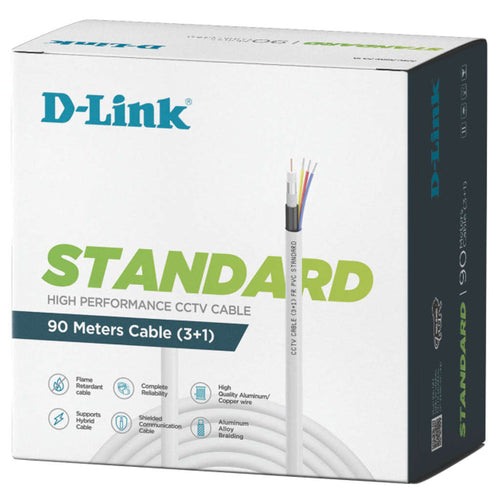 D-Link Standard High Performance CCTV Cable 90m(3+1) DCC-CAL-90 
