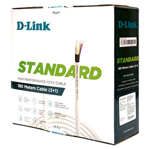 D-Link Standard High Performance CCTV Cable 180m(3+1) DCC-CAL-180-3F 