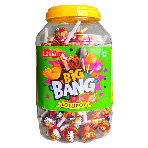 Lavian Big Bang Lollipops Jar 