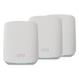 Netgear Orbi Dual-Band AX1800 WiFi 6 System Router + 2 Satellite Extender RBK353-100EUS 