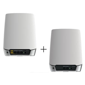 Netgear Orbi Tri-Band AX4200 WiFi 6 System Router + 2 Satellite Extender RBK753-100EUS 