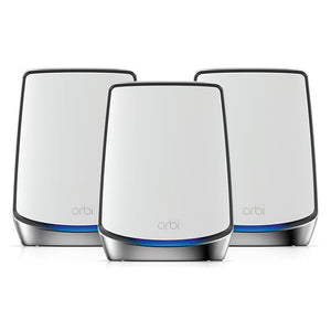 Netgear Orbi Tri-Band AX6000 WiFi 6 System Router + 2 Satellite Extender RBK853-100EUS 