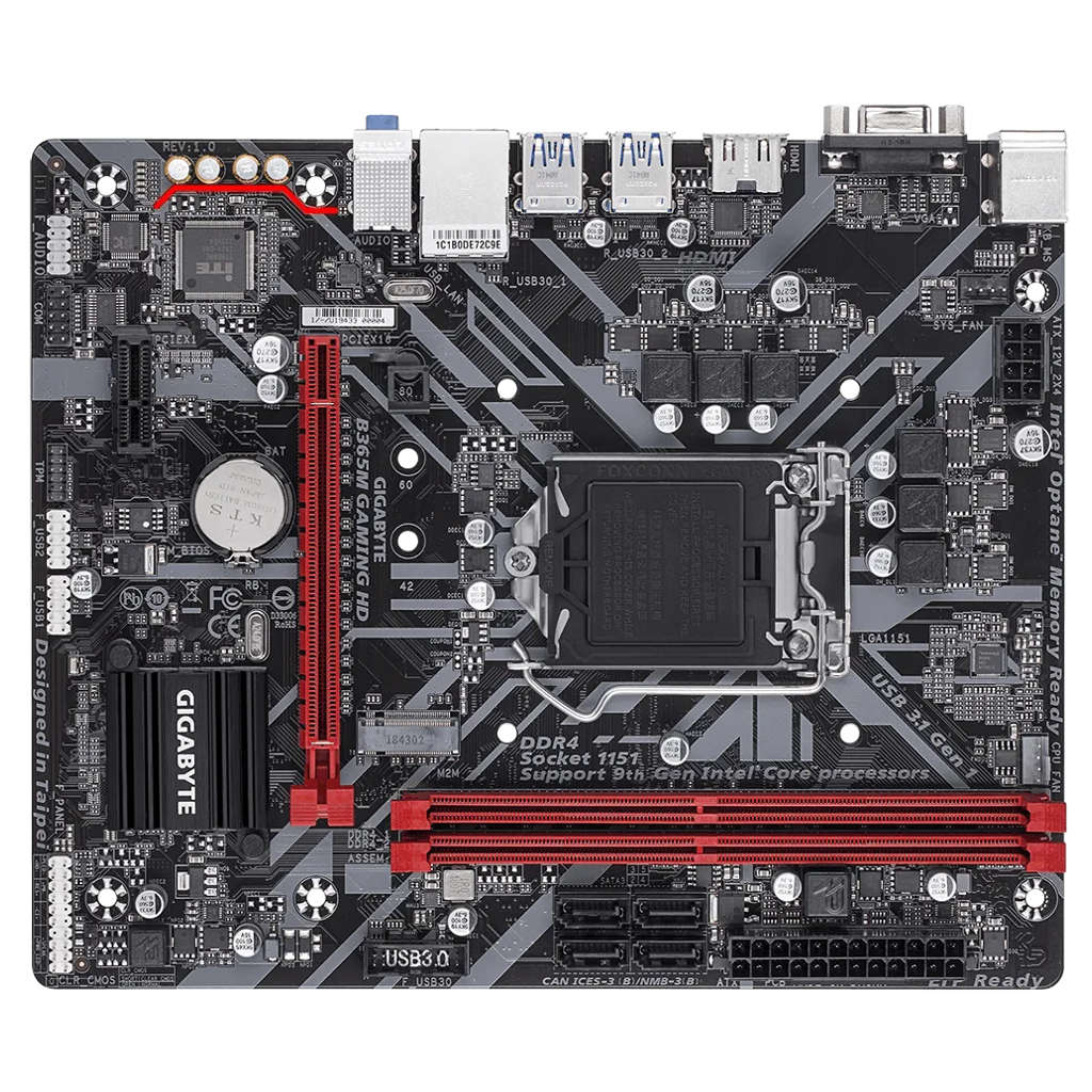 Gigabyte HD Gaming Motherboard B365M