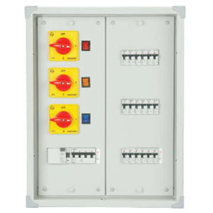 UDF Phase Selector With Power Supply Distribution Box With MCB Indoor Cubical Wall Mounting Panel Powder Coated 1.6mm 