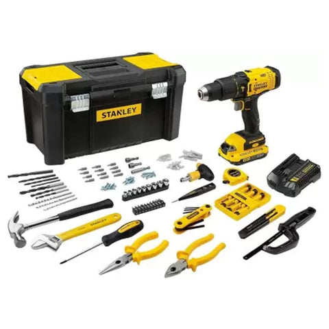 Stanley Cordless Brushless Hammer Drill Kit With 120Pcs 20V SCD711C1H-B1 