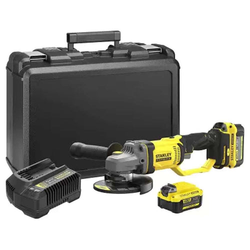 Stanley Cordless Brushed Angle Grinder 20V SCG400M2K-B1 