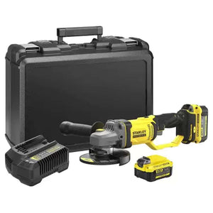 Stanley Cordless Brushed Angle Grinder 20V SCG400M2K-B1 