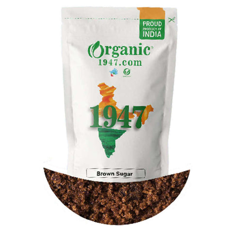 Organic 1947 Brown Sugar (Molasses Sugar) 500g 