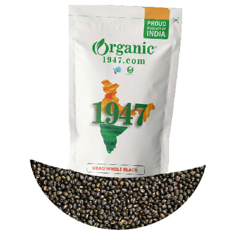 Organic 1947 Urad Black Whole 500g 