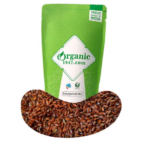 Organic 1947 Karunkuruvai Rice 1Kg 