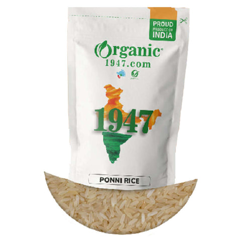Organic 1947 Ponni Rice 1Kg 