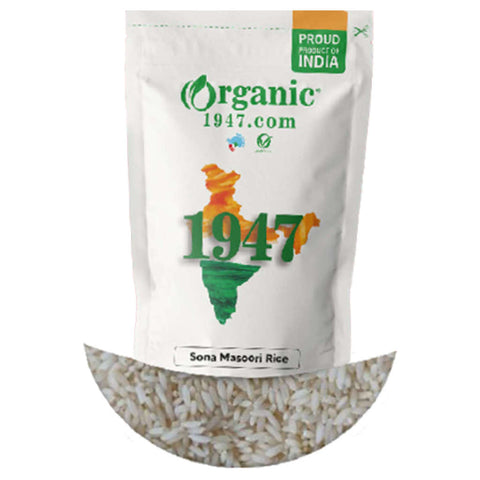 Organic 1947 Sona Masoori Rice 500g 
