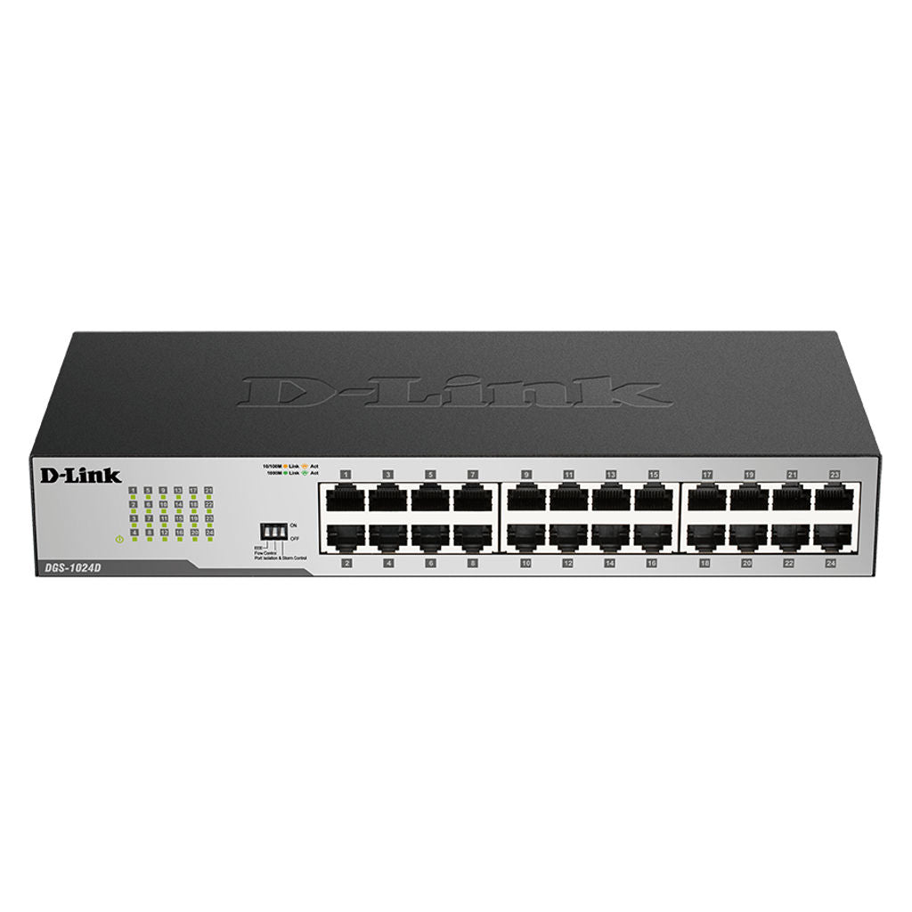 D-Link 24 Port Unmanaged Gigabit Switch DGS-1024D 
