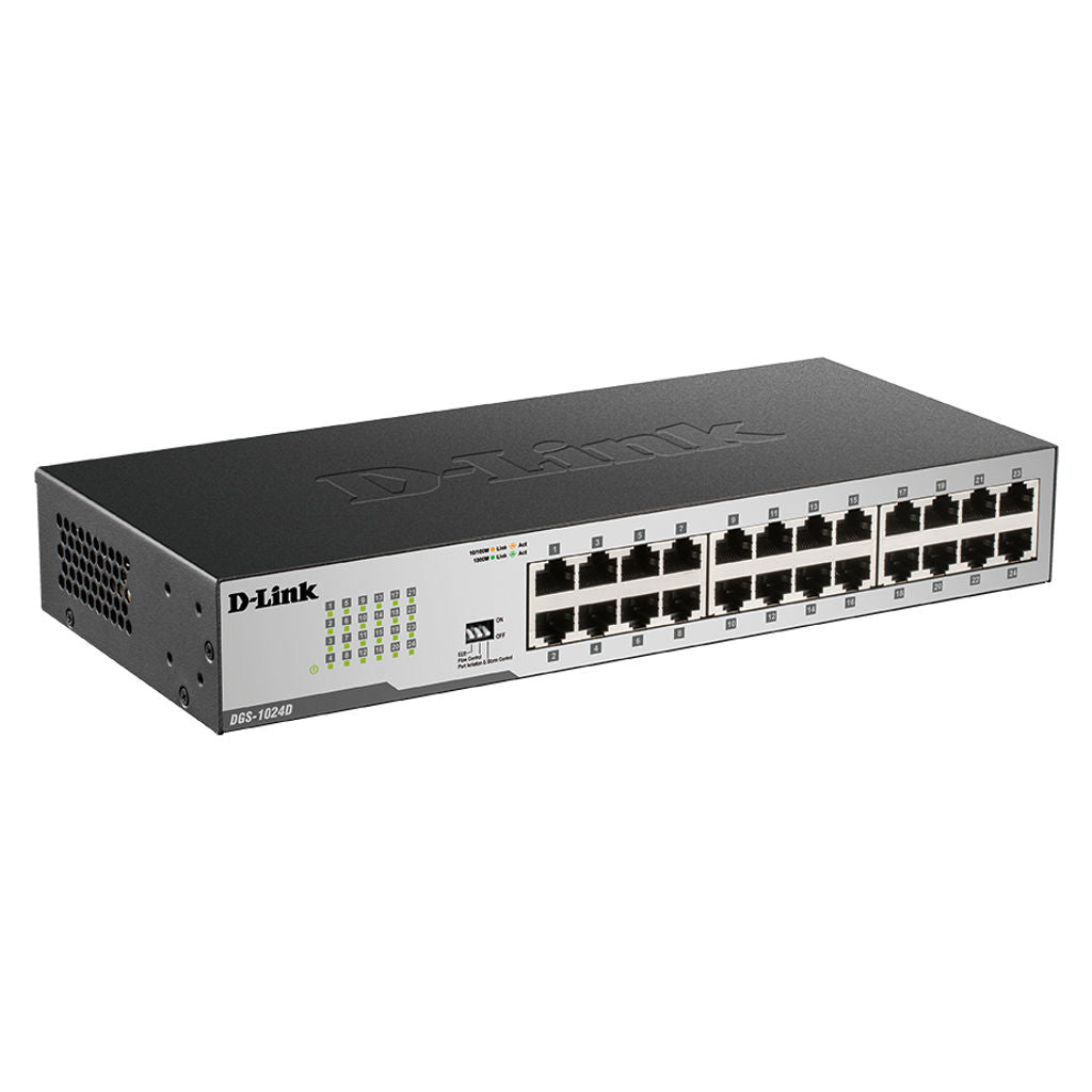 D-Link 24 Port Unmanaged Gigabit Switch DGS-1024D