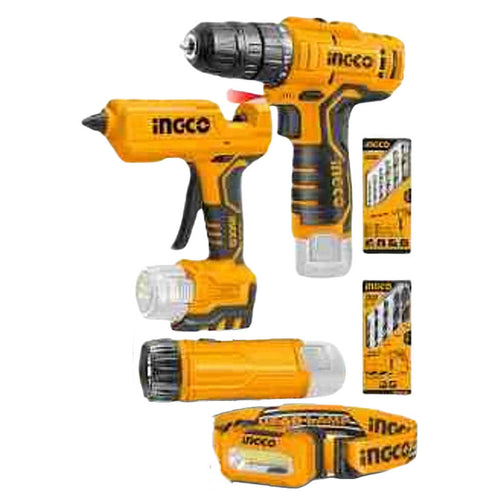 Ingco Lithium-Ion Cordless Combo Kit 4pcs COSLI22121 