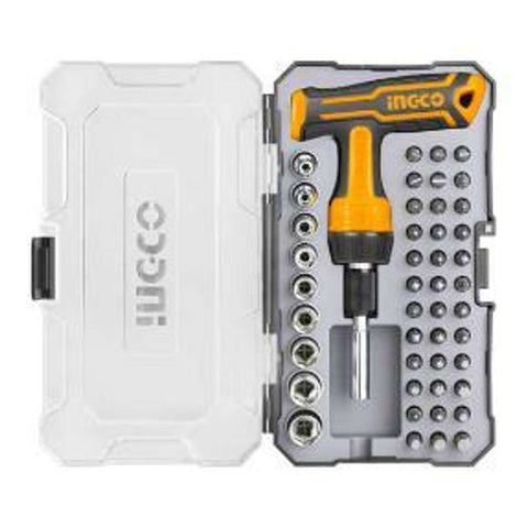 Ingco T-Handle Wrench Screwdriver 47Pcs HKSDB0478 