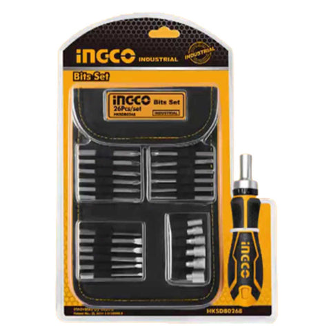 Ingco Screwdriver Bit 26Pcs HKSDB0268 