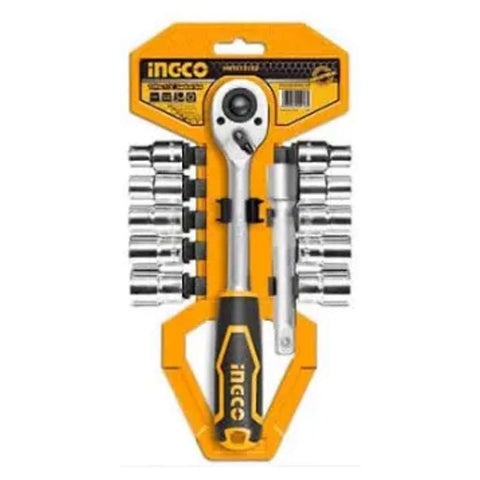Ingco Socket 12Pcs 1/4Inch HKTS14122 